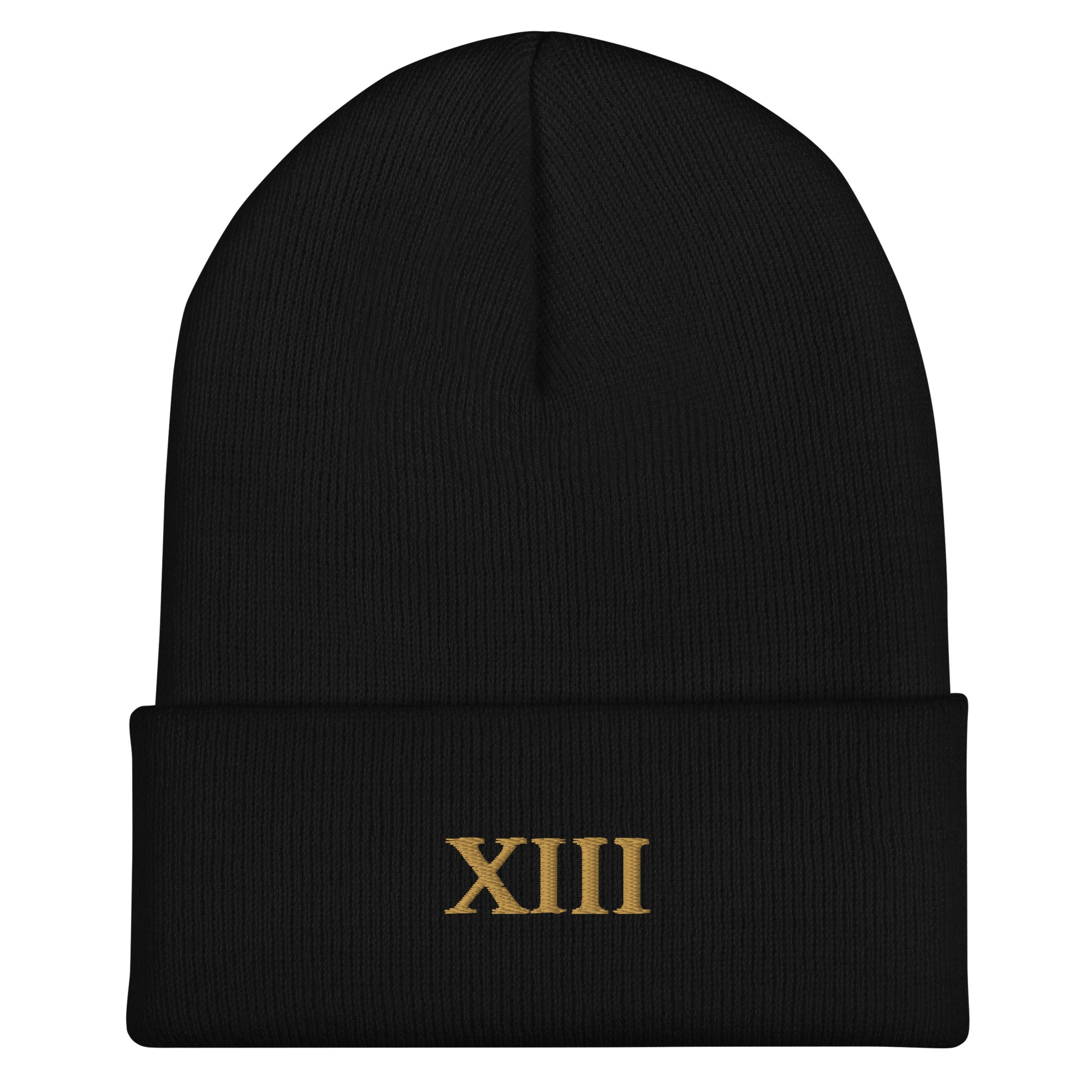 Black XIII Beanie – THE 13TH TRIBE™